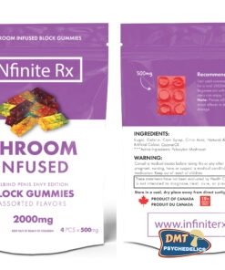 Alternative view of INfinite Rx Shroom Infused Albino Penis Envy Edition Block Gummies Edibles (2000mg)