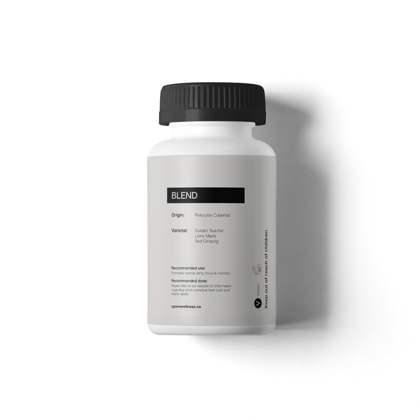 Spore Wellness (Cognitive) Microdosing Mushroom Capsules - Image 3
